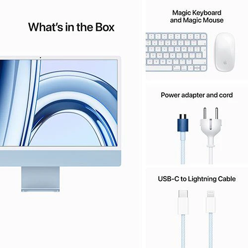 iMac | 24'' | 2023 | M3 | 256GB SSD | GPU 10-Core - Azul - Image 9