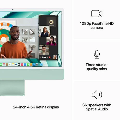 iMac | 24'' | 2023 | M3 | 512GB SSD | GPU 10-Core - Verde - Image 5