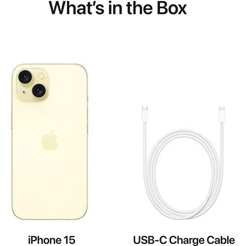 Apple iPhone 15 - 128GB - Amarelo - Image 4