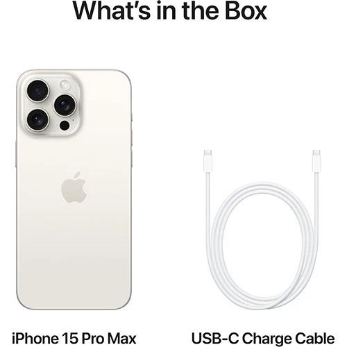Apple iPhone 15 Pro Max - 256GB - Titânio Branco - Image 6