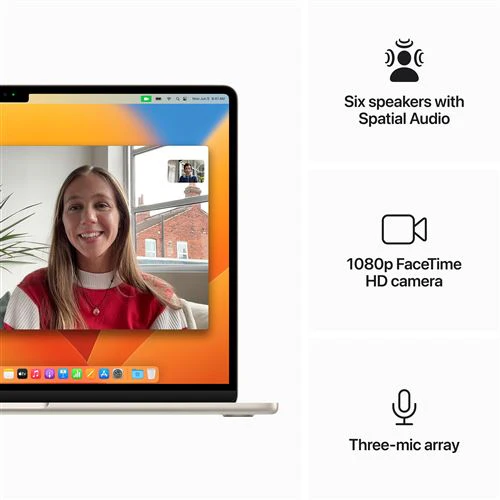 MacBook Air 15'' | 2023 | M2 | 8GB | 256GB SSD | GPU 10-Core | Luz das Estrelas - Image 6