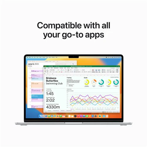 MacBook Air 15'' | 2023 | M2 | 8GB | 256GB SSD | GPU 10-Core | Prateado - Image 7