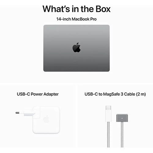 MacBook Pro 14'' | 2023 | M3 8-core | 8GB | 512GB SSD - Cinzento Sideral - Image 10