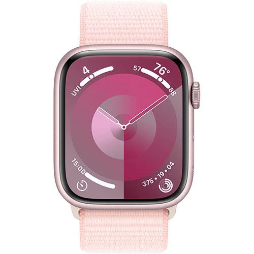 Apple Watch Series 9 GPS 45mm - Cellular - Alumínio Rosa | Bracelete Loop Rosa - Image 2