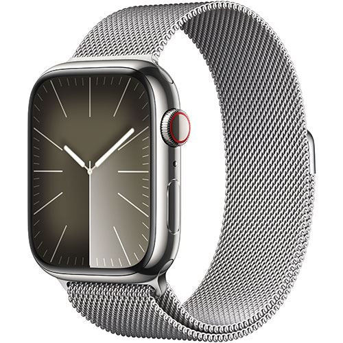 Apple Watch Series 9 GPS 45mm - Cellular - Aço Inoxidável Prateado | Bracelete Milanese Loop Prateado