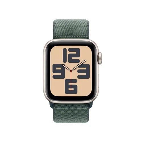 Apple Watch SE 2024 GPS 40mm - Alumínio Luz das estrelas | Bracelete Loop Verde lago - Image 2