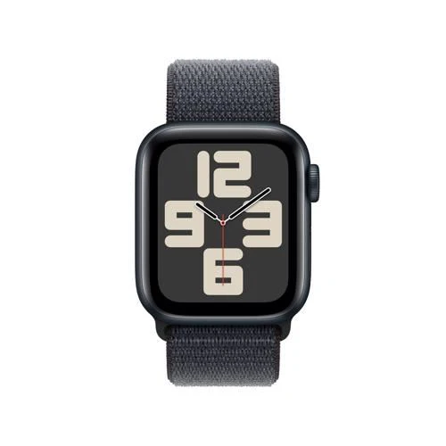 Apple Watch SE 2024 GPS 40mm - Alumínio Meia-noite | Bracelete Loop Tinto - Image 2
