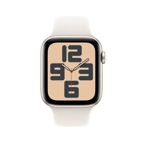 Apple Watch SE 2024 GPS 44mm - Cellular - Alumínio Luz das estrelas | Bracelete Desportiva Luz das estrelas - M/L - Image 2
