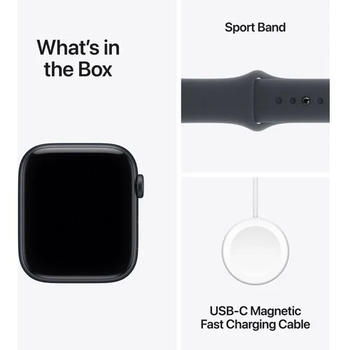 Apple Watch SE 3 Cellular - 40mm - Alumínio Meia-noite | Sport Band - Meia-noite - S/M - Image 8