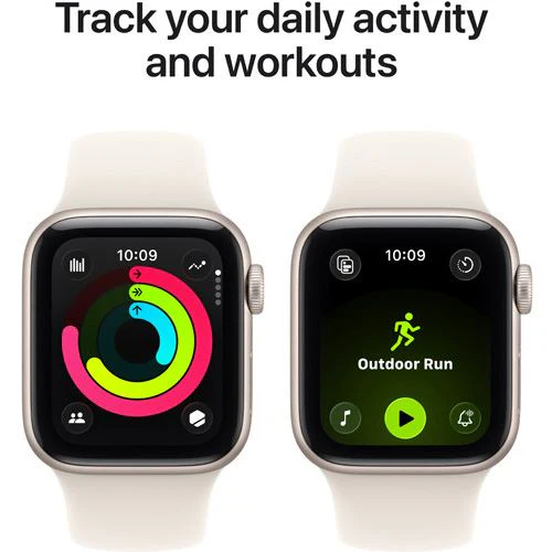 Apple Watch SE 3 Cellular - 44mm - Alumínio Luz das estrelas | Sport Band - Luz das estrelas - S/M - Image 6