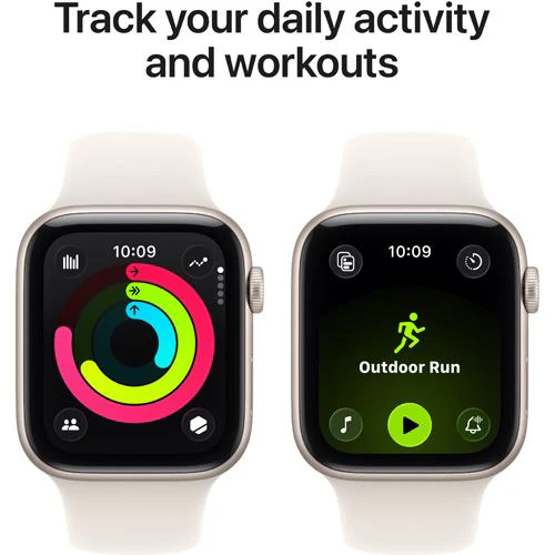 Apple Watch SE 3 GPS - 44mm - Alumínio Luz das estrelas | Sport Band - Luz das estrelas - S/M - Image 6