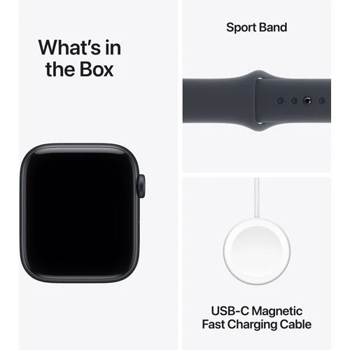 Apple Watch SE 3 GPS - 44mm - Alumínio Meia-noite | Sport Band - Meia-noite - S/M - Image 8