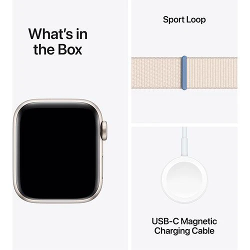 Apple Watch SE GPS 40mm - Cellular - Alumínio Luz das estrelas | Bracelete Loop Luz das estrelas - Image 6