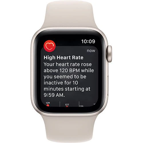 Apple Watch SE GPS 44mm - Cellular - Alumínio Luz das Estrelas | Bracelete Desportiva Luz das Estrelas - Image 5