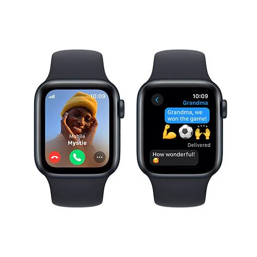 Apple Watch SE GPS 40mm - Cellular - Alumínio Meia-noite | Bracelete Desportiva Meia-noite - S/M - Image 3