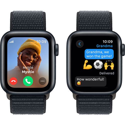 Apple Watch SE GPS 40mm - Alumínio Meia-noite | Bracelete Loop Meia-noite - Image 3