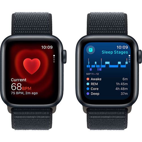 Apple Watch SE GPS 40mm - Alumínio Meia-noite | Bracelete Loop Meia-noite - Image 4
