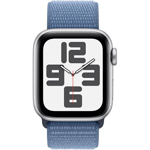 Apple Watch SE GPS 40mm - Alumínio Prateado | Bracelete Loop Azul - Image 2