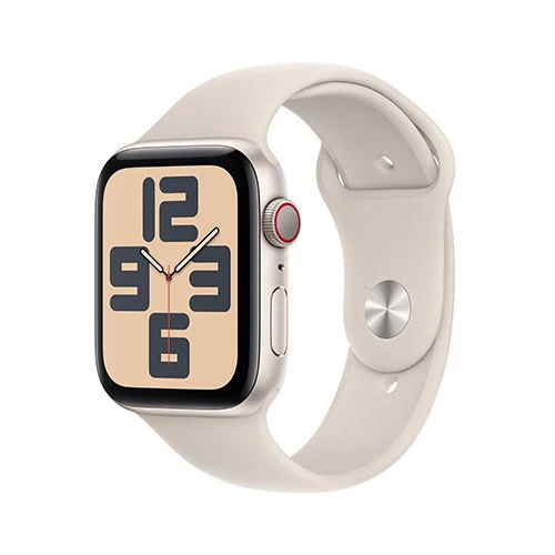 Apple Watch SE GPS 44mm - Cellular - Alumínio Luz das estrelas | Bracelete Desportiva Luz das estrelas - M/L