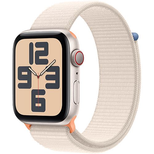 Apple Watch SE GPS 44mm - Cellular - Alumínio Luz das estrelas | Bracelete Loop Luz das estrelas