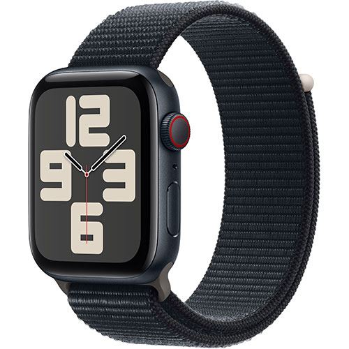 Apple Watch SE GPS 44mm - Cellular - Alumínio Meia-noite | Bracelete Loop Meia-noite