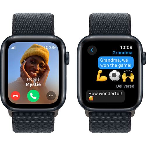 Apple Watch SE GPS 44mm - Cellular - Alumínio Meia-noite | Bracelete Loop Meia-noite - Image 3