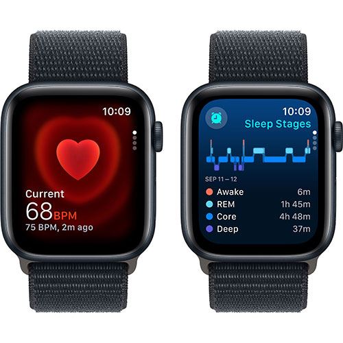 Apple Watch SE GPS 44mm - Cellular - Alumínio Meia-noite | Bracelete Loop Meia-noite - Image 4