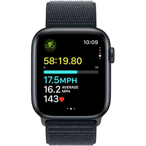 Apple Watch SE GPS 44mm - Cellular - Alumínio Meia-noite | Bracelete Loop Meia-noite - Image 5