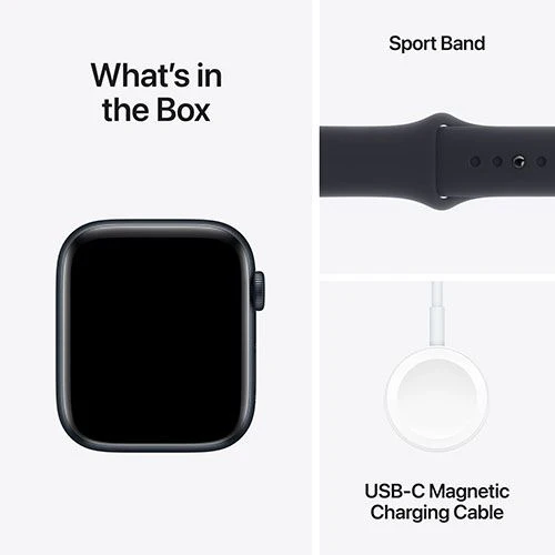 Apple Watch SE GPS 44mm - Alumínio Meia-noite | Bracelete Desportiva Meia-noite - S/M - Image 6