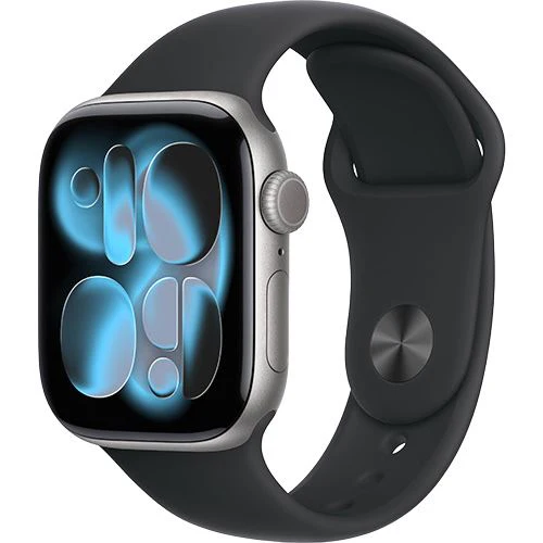 Apple Watch Series 11 Cellular - 42mm - Space Grey Aluminium Case | Sport Band - Preto - M/L