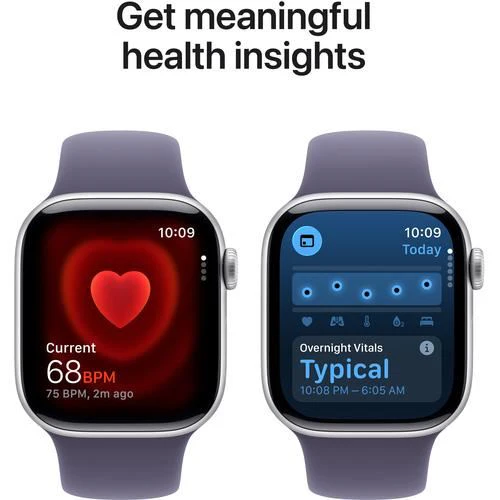 Apple Watch Series 11 GPS - 42mm - Alumínio Prateado | Sport Band - Roxo névoa - M/L - Image 5