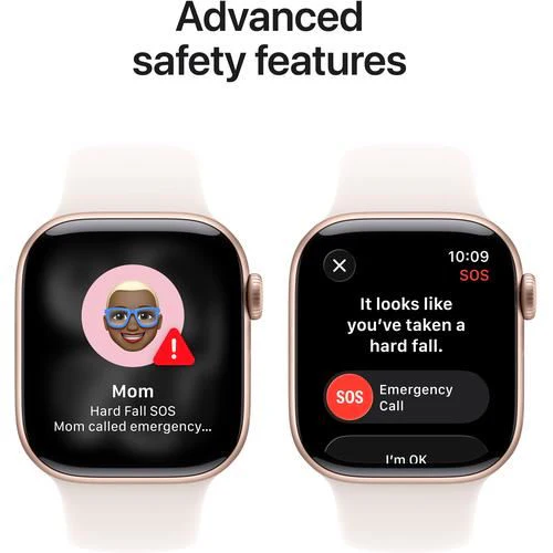 Apple Watch Series 11 GPS - 42mm - Alumínio Rosa Dourado | Sport Band - Rosa leve - S/M - Image 6