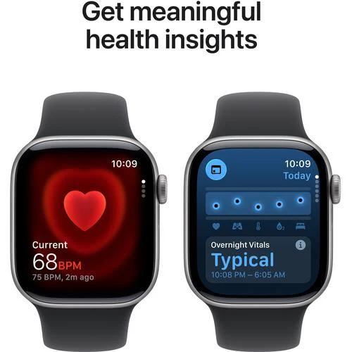 Apple Watch Series 11 GPS - 42mm - Space Grey Aluminium Case | Sport Band - Preto - S/M - Image 5