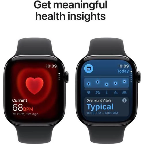 Apple Watch Series 11 GPS - 46mm - Alumínio Preto Brilhante | Sport Band - Preto - M/L - Image 5