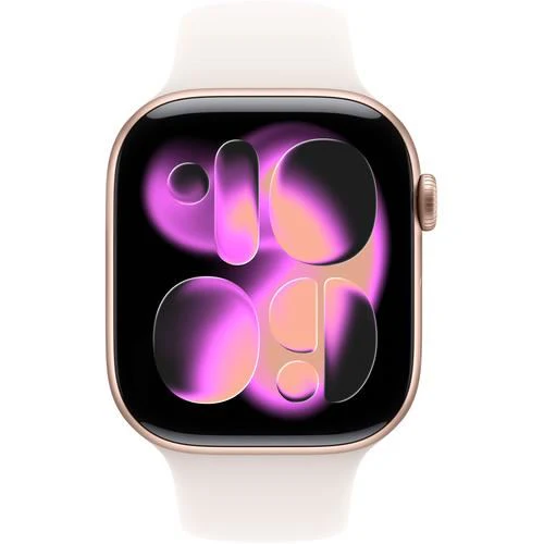 Apple Watch Series 11 GPS - 46mm - Alumínio Rosa Dourado | Sport Band - Rosa leve - M/L - Image 2