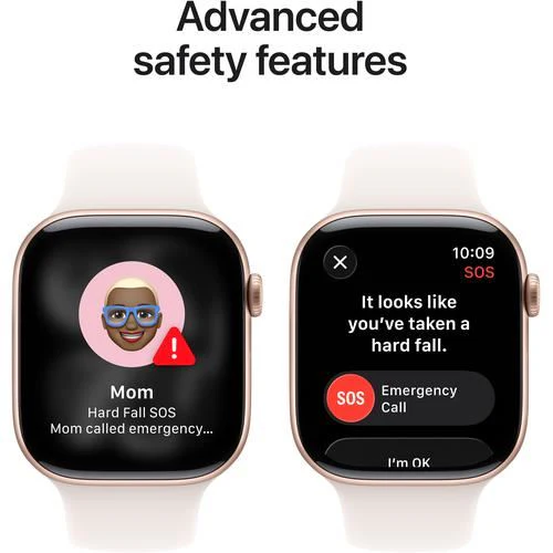 Apple Watch Series 11 GPS - 46mm - Alumínio Rosa Dourado | Sport Band - Rosa leve - M/L - Image 6