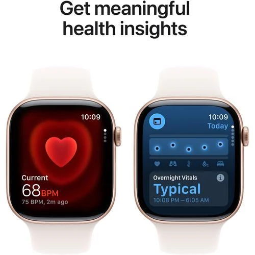 Apple Watch Series 11 GPS - 46mm - Alumínio Rosa Dourado | Sport Band - Rosa leve - S/M - Image 5