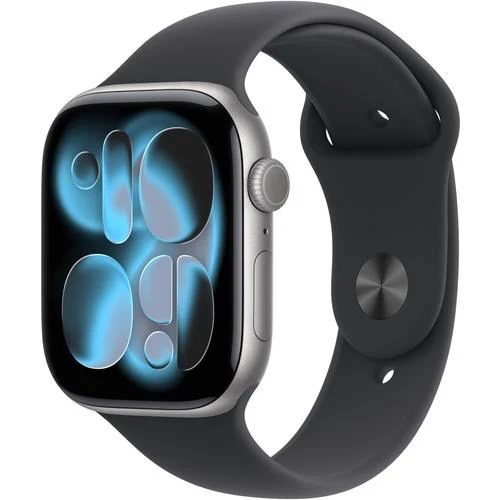 Apple Watch Series 11 GPS - 46mm - Space Grey Aluminium Case | Sport Band - Preto - S/M