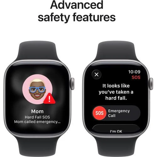 Apple Watch Series 11 GPS - 46mm - Space Grey Aluminium Case | Sport Band - Preto - S/M - Image 6