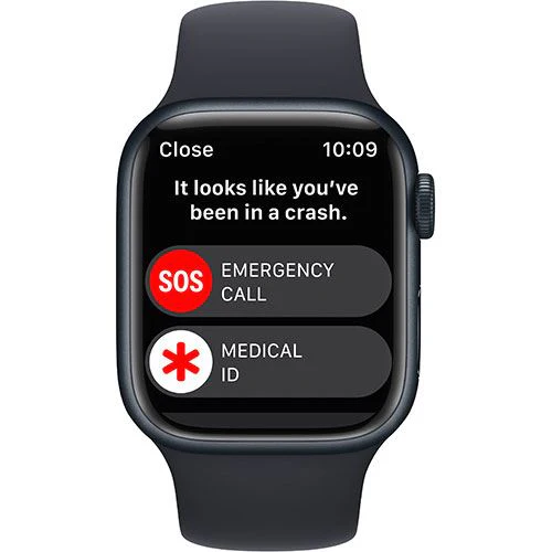 Apple Watch Series 8 GPS 41mm - Cellular - Alumínio Meia-Noite | Bracelete Desportiva Meia-Noite - Image 4