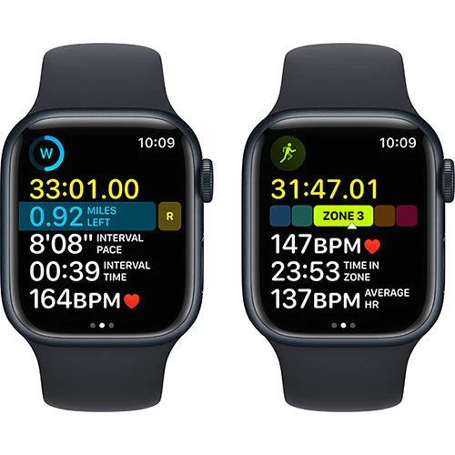 Apple Watch Series 8 GPS 41mm - Cellular - Alumínio Meia-Noite | Bracelete Desportiva Meia-Noite - Image 5