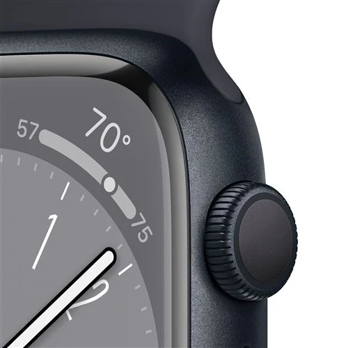 Apple Watch Series 8 GPS 41mm - Alumínio Meia-Noite | Bracelete Desportiva Meia-Noite - Image 3
