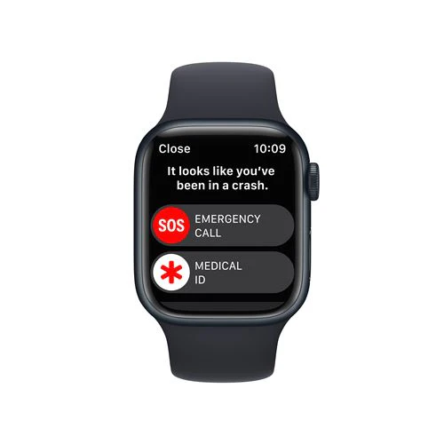 Apple Watch Series 8 GPS 41mm - Alumínio Meia-Noite | Bracelete Desportiva Meia-Noite - Image 4