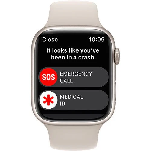 Apple Watch Series 8 GPS 45mm - Cellular - Alumínio Luz das Estrelas | Bracelete Desportiva Luz das Estrelas - Image 4