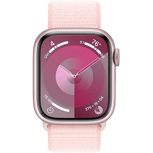 Apple Watch Series 9 GPS 41mm - Cellular - Alumínio Rosa | Bracelete Loop Rosa - Image 2
