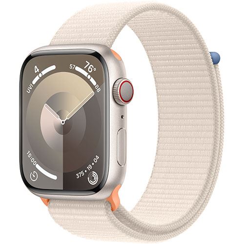 Apple Watch Series 9 GPS 45mm - Cellular - Alumínio Luz das Estrelas | Bracelete Loop Luz das Estrelas