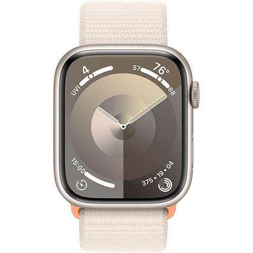 Apple Watch Series 9 GPS 45mm - Cellular - Alumínio Luz das Estrelas | Bracelete Loop Luz das Estrelas - Image 2