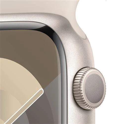 Apple Watch Series 9 GPS 45mm - Alumínio Luz das estrelas | Bracelete Desportiva Luz das estrelas - M/L - Image 3