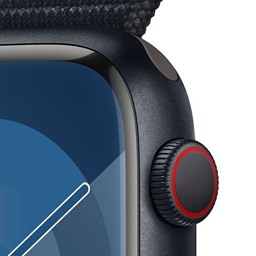 Apple Watch Series 9 GPS 45mm - Cellular - Alumínio Meia-Noite | Bracelete Loop Meia-Noite - Image 3