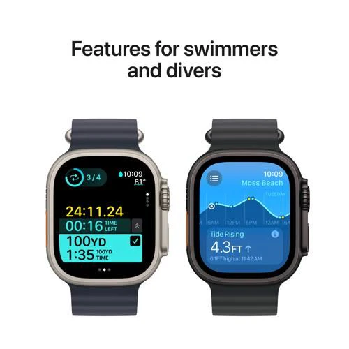 Apple Watch Ultra 2 GPS 49mm - Cellular - Titânio Natural | Bracelete Loop Alpine Bronze - S - Image 5